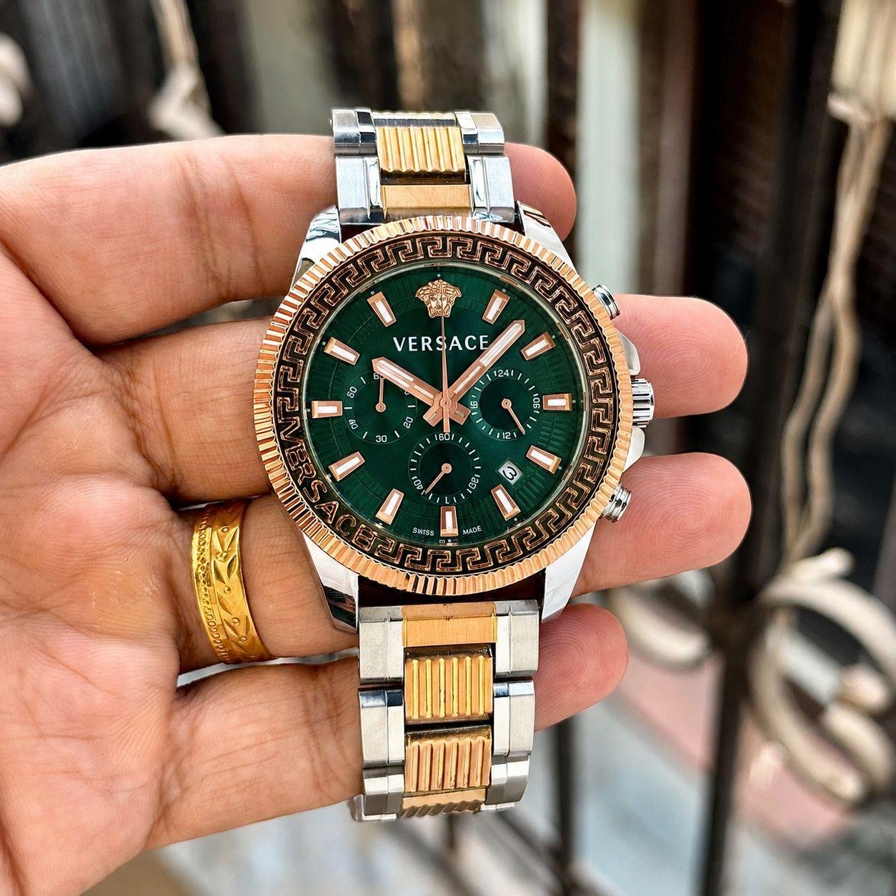 Greca Action Men's Luxury Chronograph – Full Gold Edition 44mm