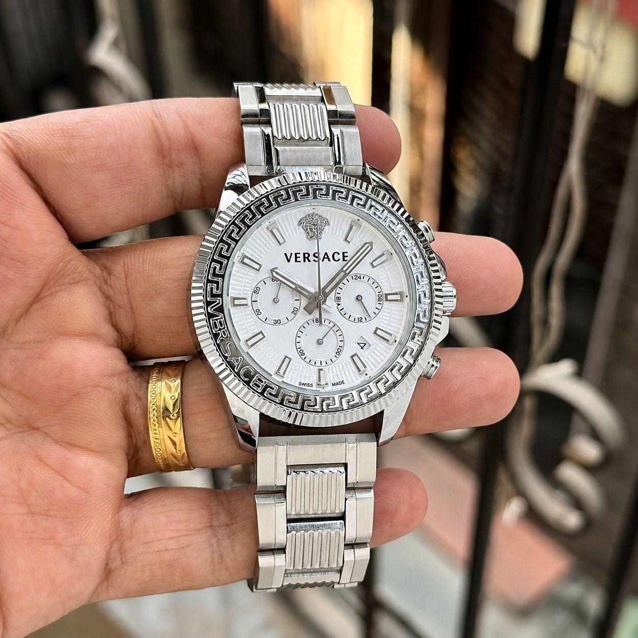 Greca Action Men's Luxury Chronograph – Full Gold Edition 44mm