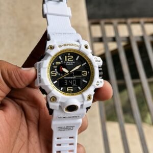 Rugged Hybrid Digital-Analog Men's Sport Watch – Shock Resistant