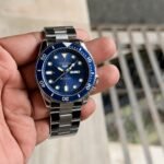 Premium Day-Date Men’s Watch – Stainless Steel Open Back Edition