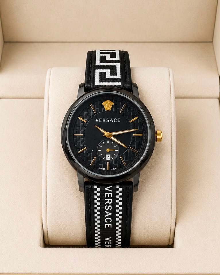Exclusive Men's Super Slim Designer Watch – 24-Hour Analog Edition