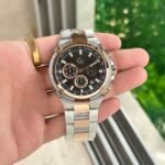 Premium Chrono Metal Men’s Watch – Stainless Steel Multi-Function Edition
