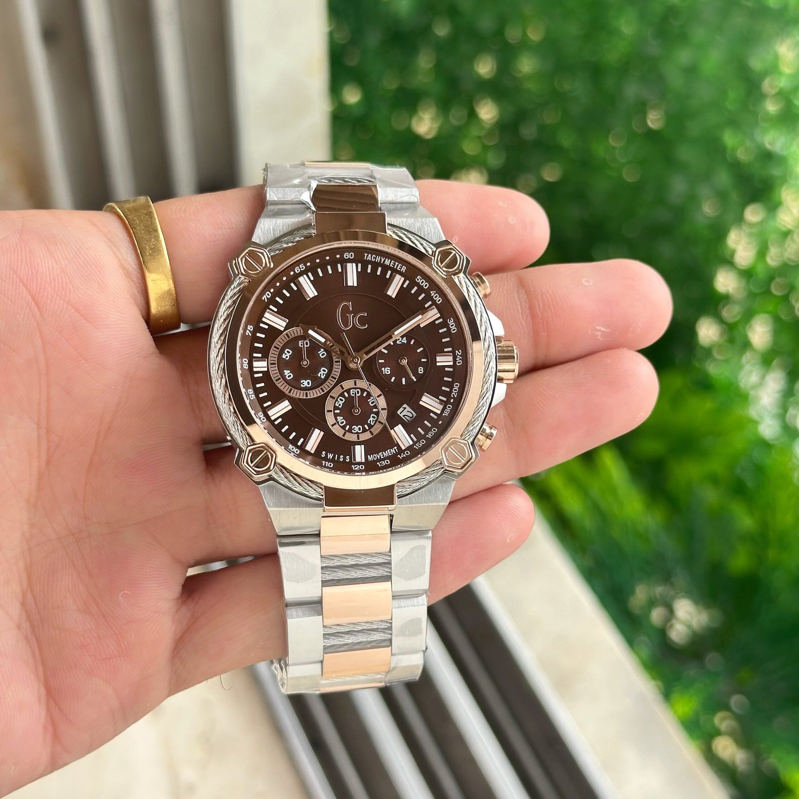 Premium Chrono Metal Men's Watch – Stainless Steel Multi-Function Edition