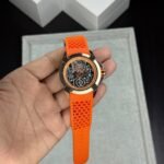 Epic X Skeleton Automatic Men's Watch – Rose Gold 44mm Edition