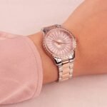 Layton Premium Women’s Watch – Sunburst Pink & Crystal 36mm