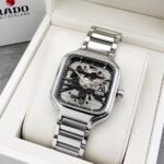 Premium Automatic Men’s Watch – Transparent Back Metal Edition