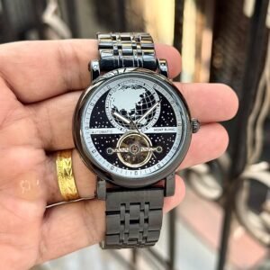Heritage World Map Men's Watch – Open-Heart Automatic 42mm