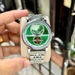 Heritage World Map Men’s Watch – Open-Heart Automatic 42mm
