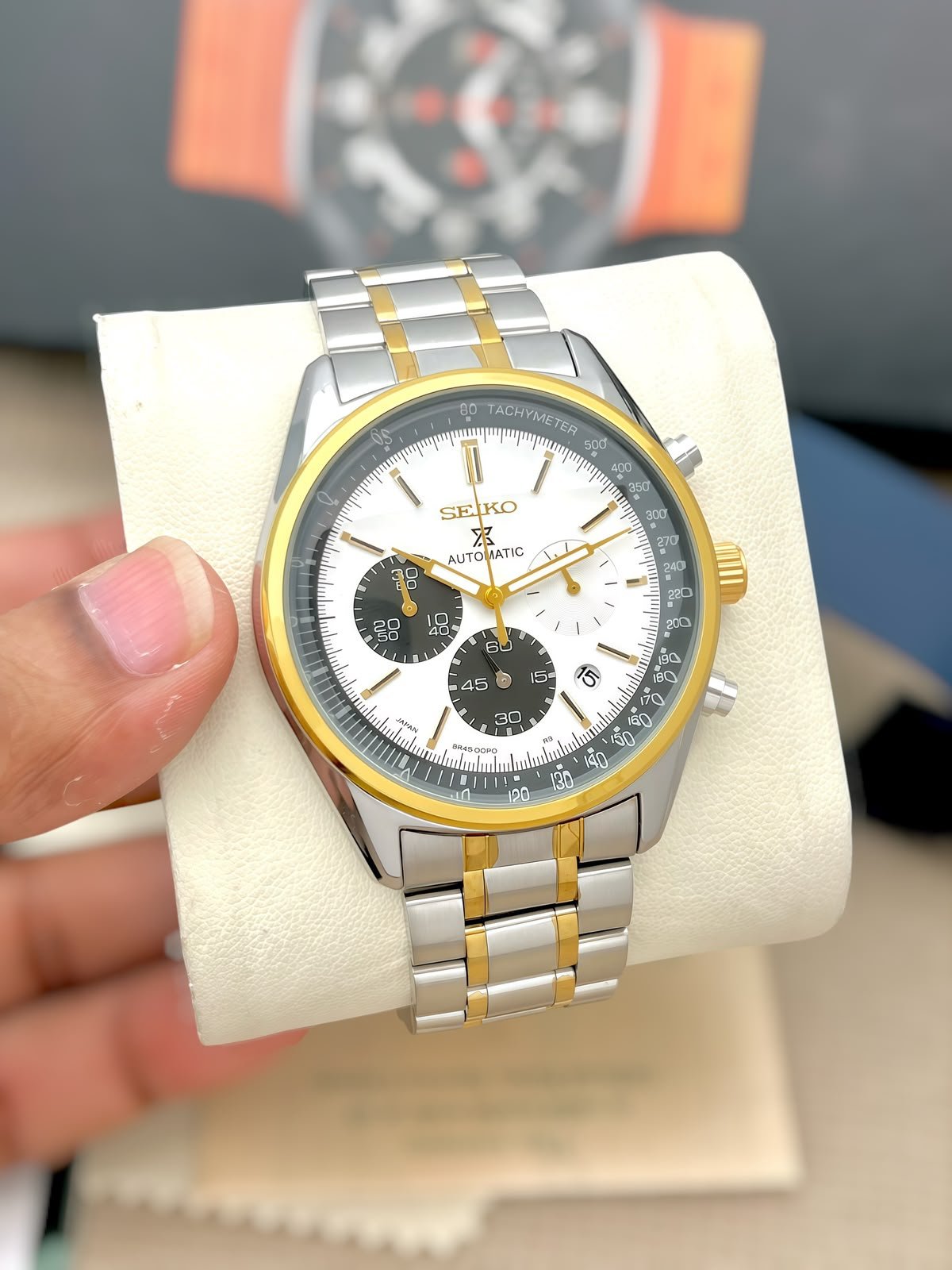 Men's Executive Chronograph Watch – Anti-Allergic Metal Strap Edition