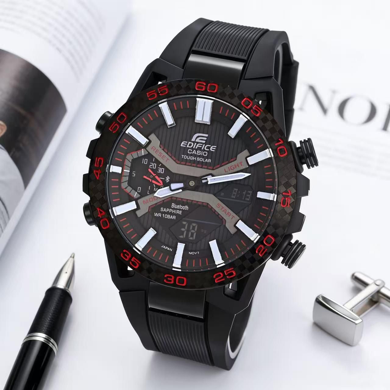 ECB-2000 Racing Edition Men's Watch – World Time Chronograph ECB-2000 Racing Edition Men's Watch – World Time Chronograph
