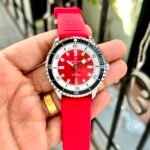 Premium Superocean Men’s Sport Watch – Vibrant Red 44mm