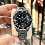 Captain Cook High-Tech Ceramic Men’s Watch – Black & Rose Gold 43mm