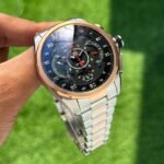 Premium Two-Tone Chronograph Men’s Watch – Sapphire Glass Edition