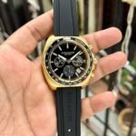 Charter Chrono Men’s Sport Watch – Gunmetal & Black Silicone 44mm