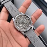 Luxury Grey Series Men’s Chronograph – 42mm Formal Leather Edition