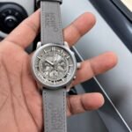 Luxury Grey Series Men's Chronograph – 42mm Formal Leather Edition