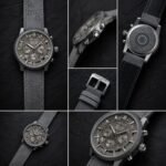 Luxury Grey Series Men’s Chronograph – 42mm Formal Leather Edition