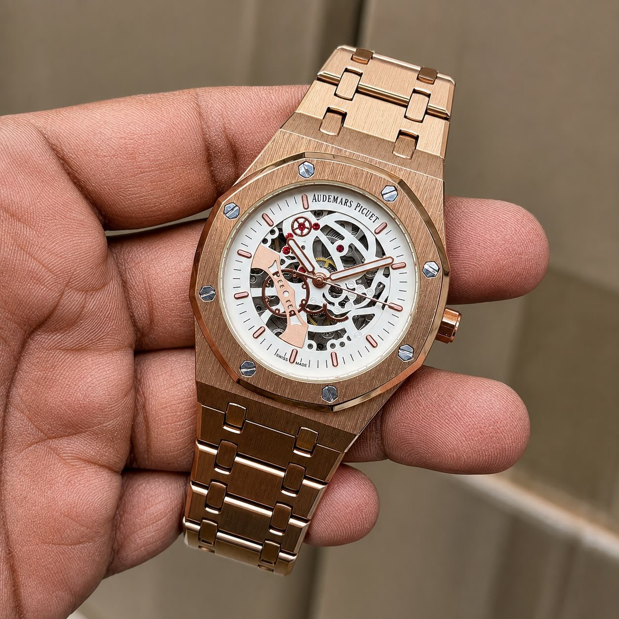 Men's Royal Skeleton Automatic Watch – Open Back Mechanical Edition