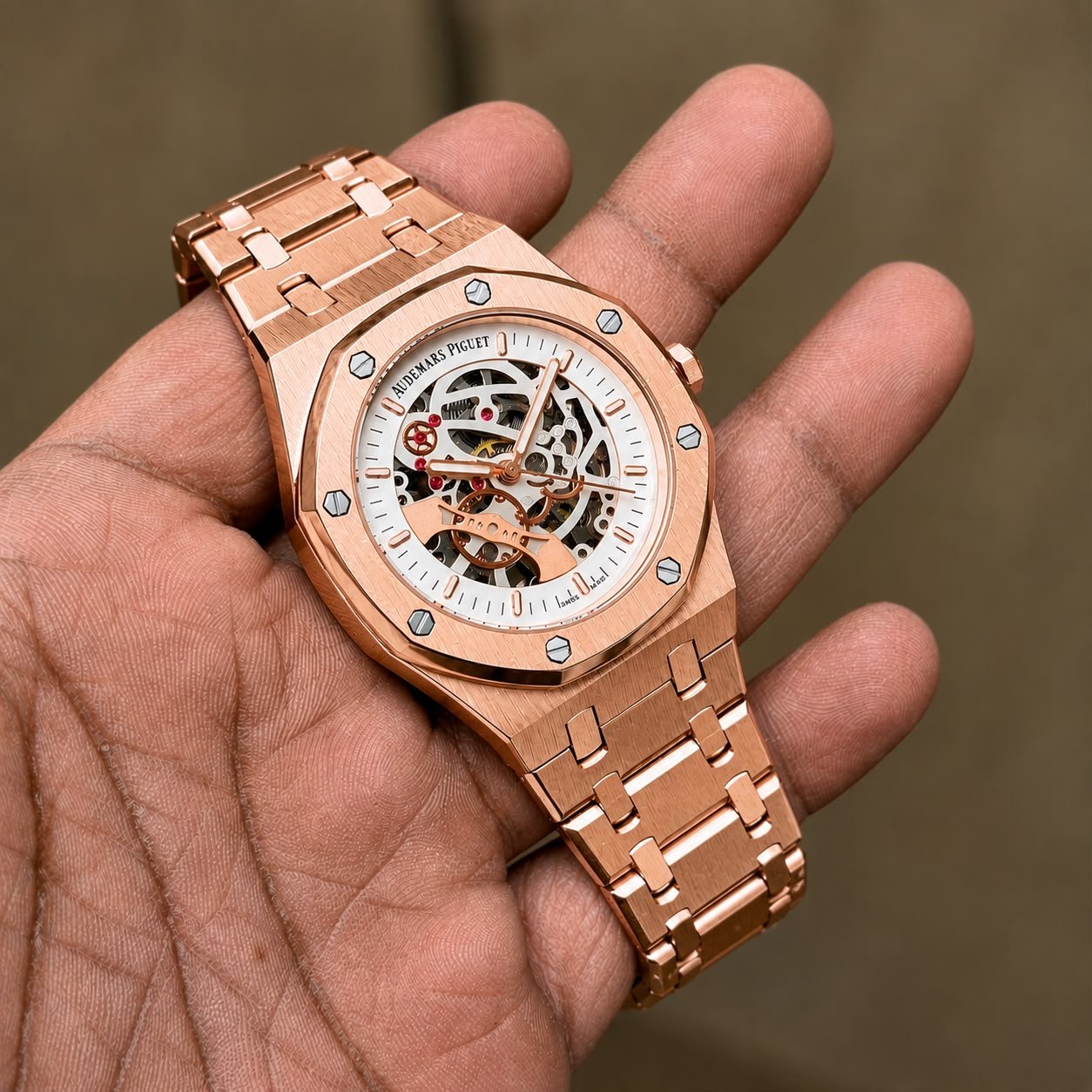 Men's Royal Skeleton Automatic Watch – Open Back Mechanical Edition
