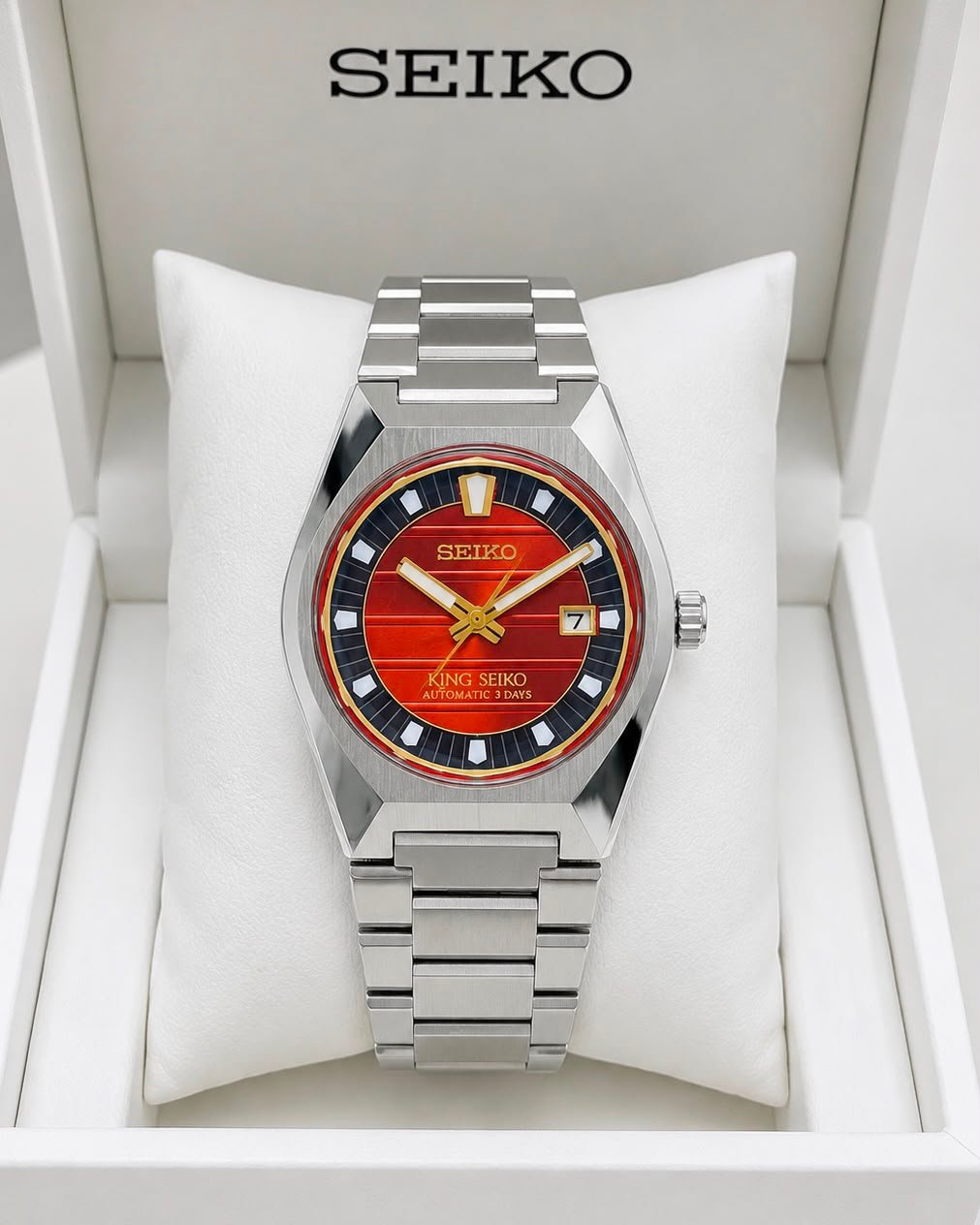 Premium Automatic Men's Watch – Transparent Back Metal Edition