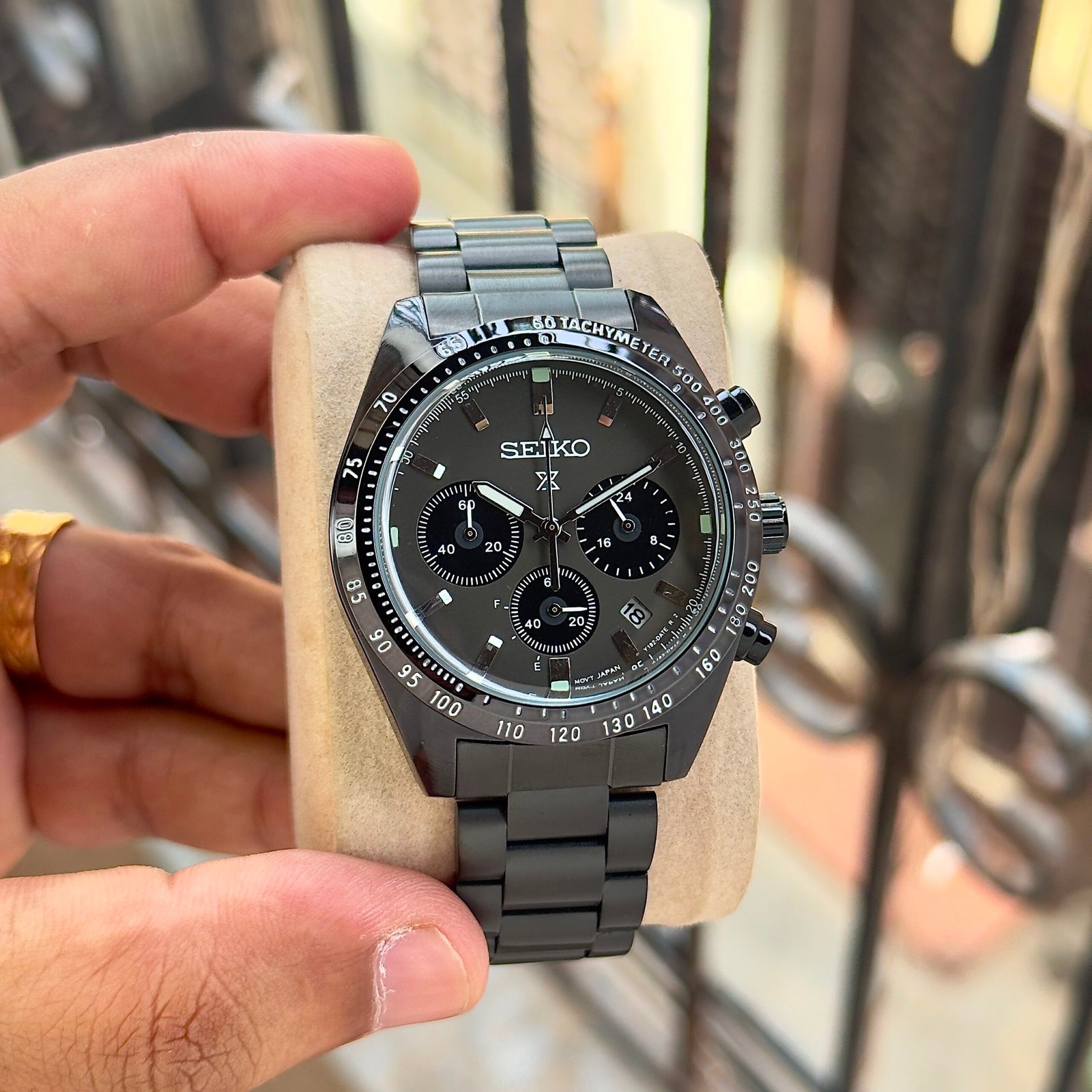 Prospex Speedtimer Black Series Chronograph – 41mm Grey Dial