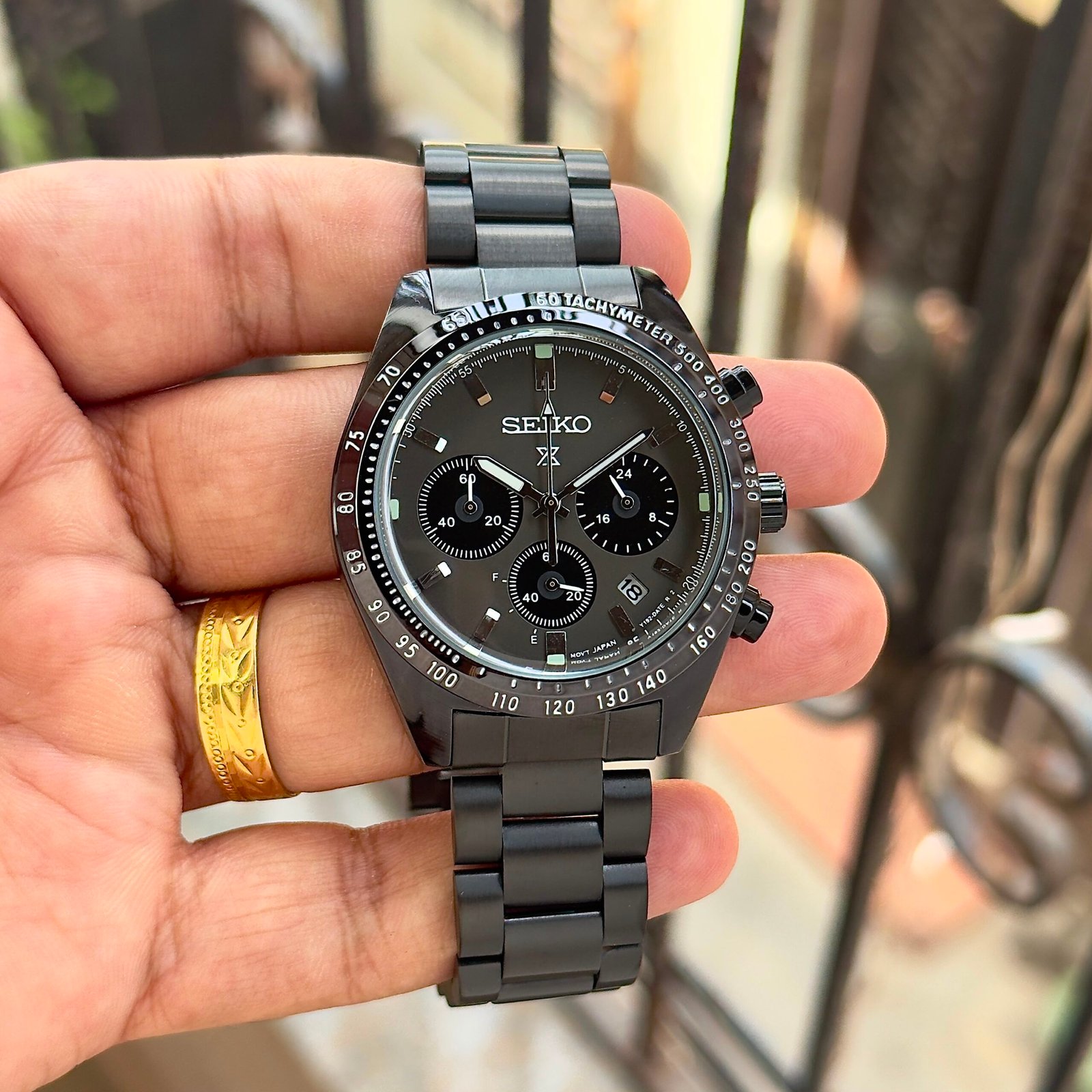 Prospex Speedtimer Black Series Chronograph – 41mm Grey Dial