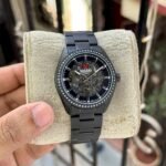 HyperChrome Skeleton Automatic Men’s Watch – Diamond Studded 44mm