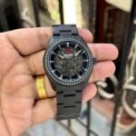 HyperChrome Skeleton Automatic Men’s Watch – Diamond Studded 44mm