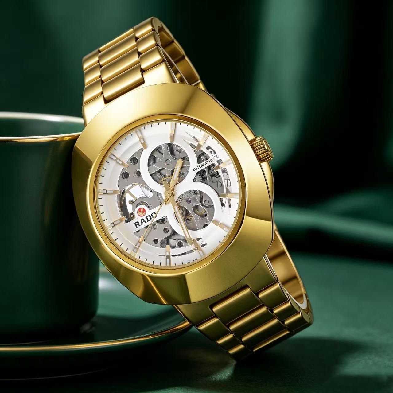 Premium Open-Heart Skeleton Automatic Men's Watch – Stainless Steel Edition