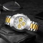 Premium Diastar Chronograph Men’s Watch – 44mm Two-Tone Edition
