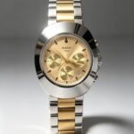 Premium Diastar Chronograph Men’s Watch – 44mm Two-Tone Edition