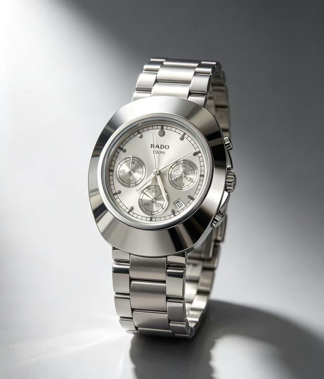 Premium Diastar Chronograph Men's Watch – 44mm Two-Tone Edition