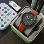 Premium Chronograph Men’s Watch – 43mm Formal Leather Edition