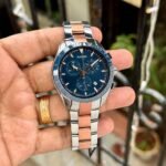 HyperChrome Luxury Men’s Chronograph – Two-Tone Green Dial 44mm