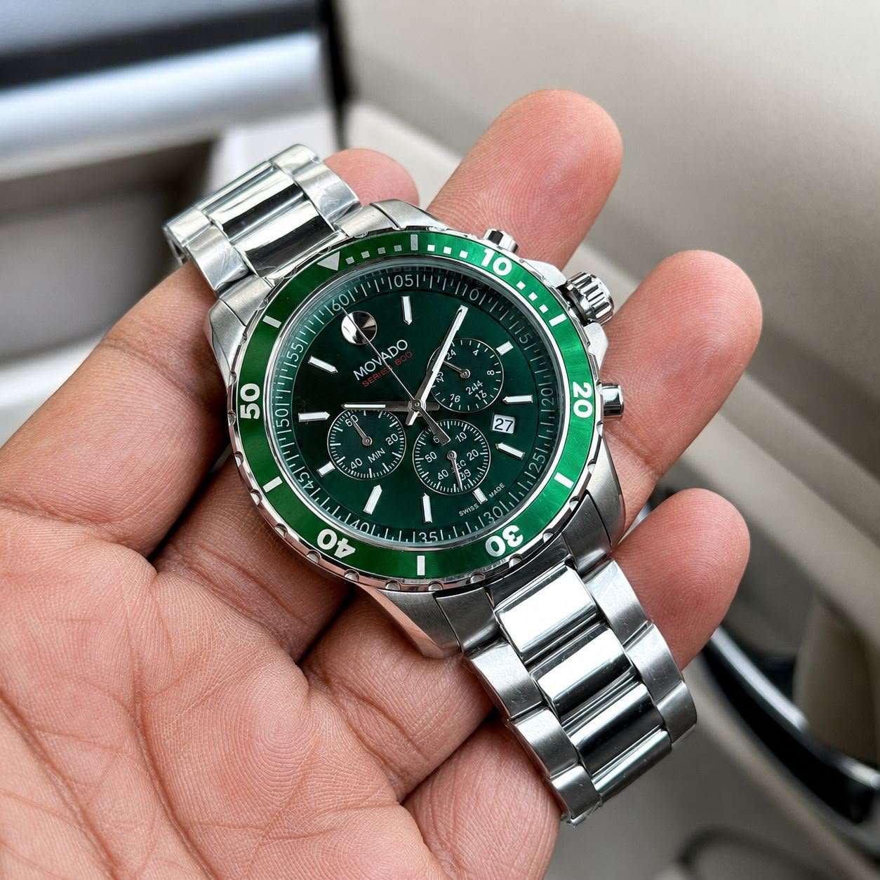 Premium Executive Chronograph Men's Watch – Genuine Stainless Steel