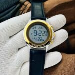 Classic Digital Azan Watch – Worldwide Prayer Times & Qibla Compass