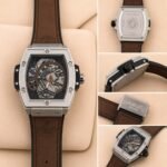 Premium Square Analog Men’s Watch – Leather Strap Edition