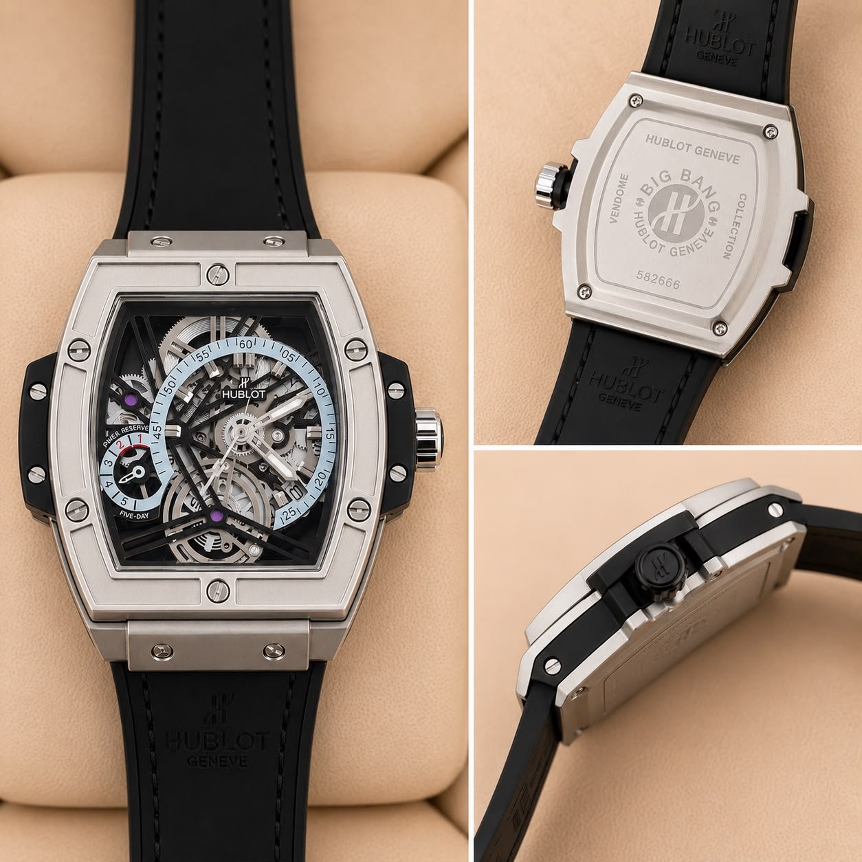 Premium Square Analog Men's Watch – Leather Strap Edition