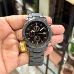 Men’s Grant Chronograph Watch – All-Black Stainless Steel Edition