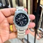 Men's Grant Chronograph Watch – All-Black Stainless Steel Edition