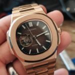 Nautilus Automatic Rose Gold Men’s Watch – Gradient Brown 41mm