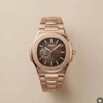 Nautilus Automatic Rose Gold Men’s Watch – Gradient Brown 41mm
