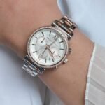 Sofie Collection Rose Gold Women’s Watch – Diamond Studded 38mm