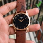 Ultra-Slim Men’s Watch – Marathi Numerical Dial & Genuine Leather