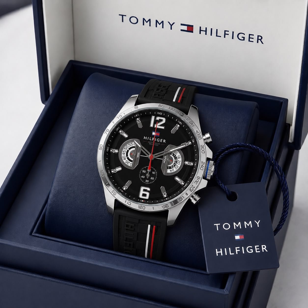 Modern Decker Chronograph Men's Watch – 43mm Transparent Dial Edition