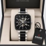 True Square Skeleton Automatic Men’s Watch – 44mm Two-Tone Edition