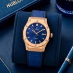 Classic Fusion Automatic Men’s Watch – 45mm Rose Gold & Blue Edition