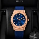 Classic Fusion Automatic Men’s Watch – 45mm Rose Gold & Blue Edition