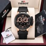 Premium T-Race Chronograph Men’s Watch – 44mm Black Fiber Edition