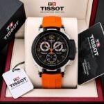 Premium T-Race Chronograph Men’s Watch – 44mm Black Fiber Edition